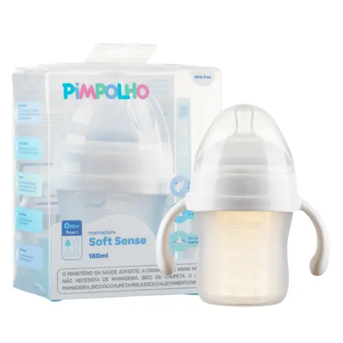 MAMADEIRA SOFT SENSE PIMPOLHO 180ML REF-1503