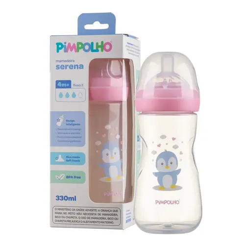 MAMADEIRA SERENA ROSA PIMPOLHO 330ML
