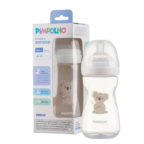 MAMADEIRA SERENA BRANCA PIMPOLHO 260ML
