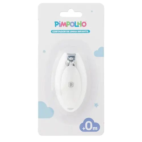 CORTADOR DE UNHA INFANTIL BRANCO PIMPOLHO REF-0948