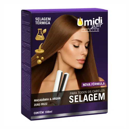 SELAGEM ALINHAMENTO CAPILAR MACADAMIA E ARGAN UMIDI HAIR 188ML