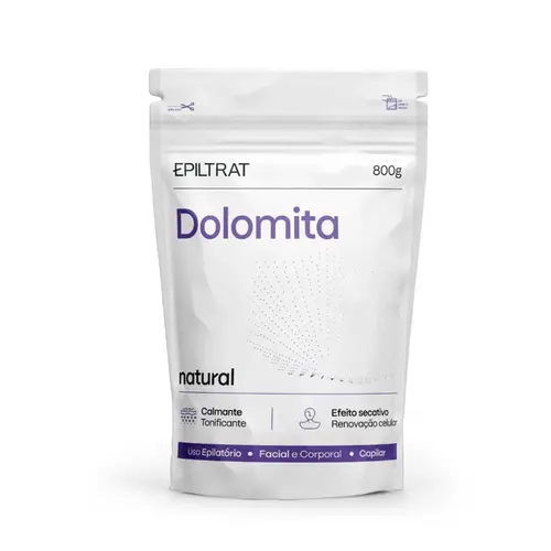 DOLOMITA NATURAL FACIAL E CORPERAL EPILTRAT 800G