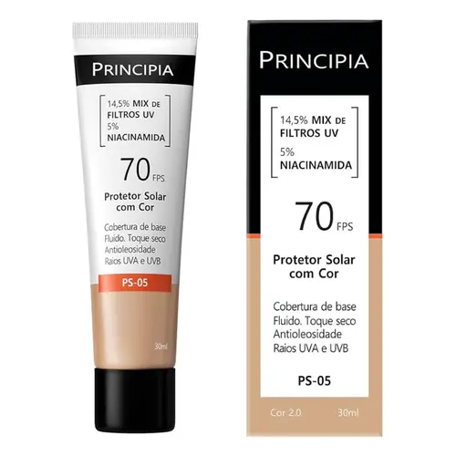 PROTETOR SOLAR PRINCIPIA COR-2.0 70FPS PS-05 30ML