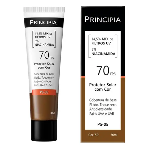 PROTETOR SOLAR PRINCIPIA COR-7.0 70FPS PS-05 30ML