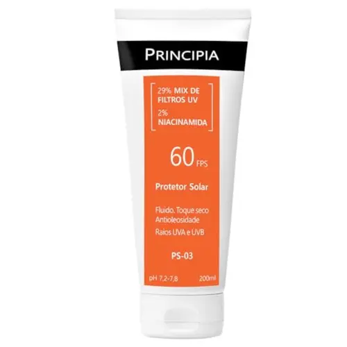 PROTETOR SOLAR PRINCIPIA 60FPS PS-03 200ML