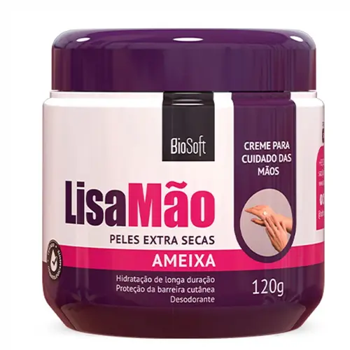 CREME PARA MAOS AMEIXA BIOSOFT 120G