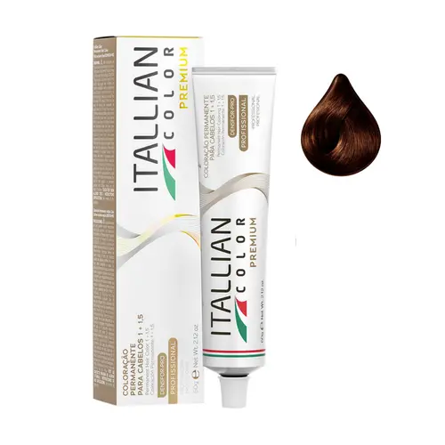 TINTA 6.713 LOURO ESCURO MOCHA MOUSSE PREMIUM TRIVITT ITALLIAN COLOR 60G