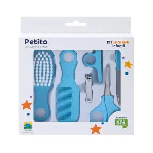 KIT HIGIENE INFANTIL AZUL PETITA REF-1111