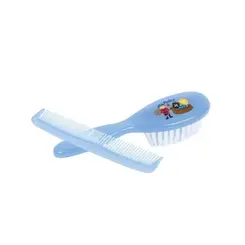 KIT ESCOVA E PENTE AZUL PETITA REF-1162