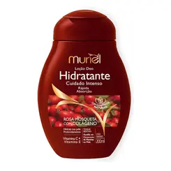 LOÇAO DEO HIDRATANTE ROSA MOSQUETA MURIEL 200ML