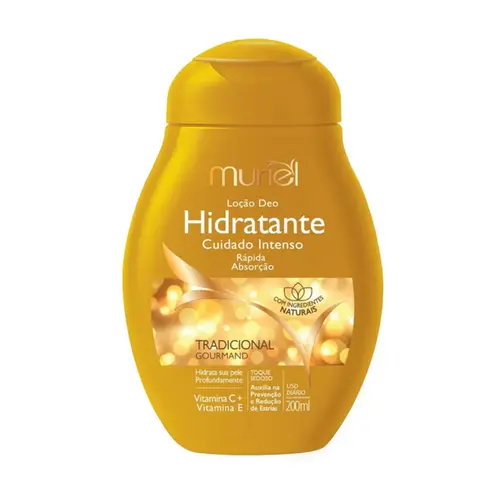 LOÇAO DEO HIDRATANTE TRADICIONAL GOURMAND MURIEL 200ML