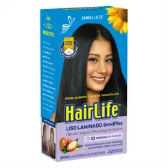 CREME ALISANTE LISO LAMINADO HAIRLIFE 180G