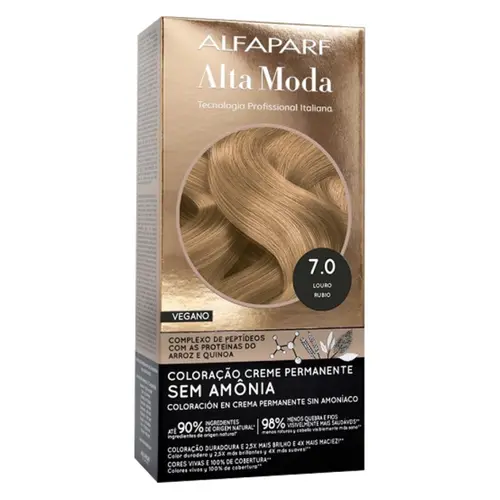 TINTA 7.0 LOURO SEM AMONIA ALTA MODA ALFAPARF