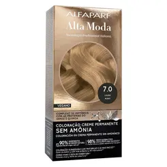 TINTA 7.0 LOURO SEM AMONIA ALTA MODA ALFAPARF