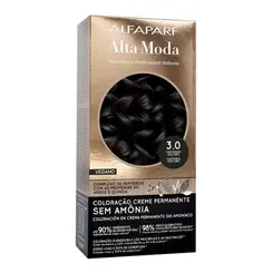 TINTA 3.0 CASTANHO ESCURO SEM AMONIA ALTA MODA ALFAPARF