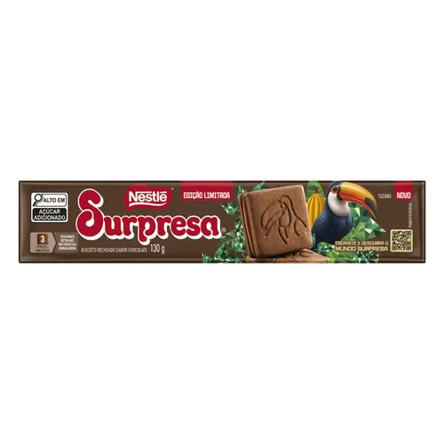 BISCOITO SURPRESA CHOCOLATE NESTLE 130G