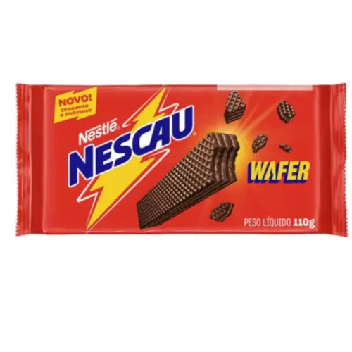 BISCOITO WAFER NESCAU NESTLE 110G