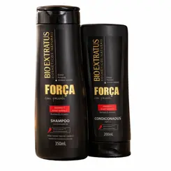 KIT SHAMPOO E CONDICIONADOR FORCA PIMENTA BIO EXTRATUS 350ML E 200ML