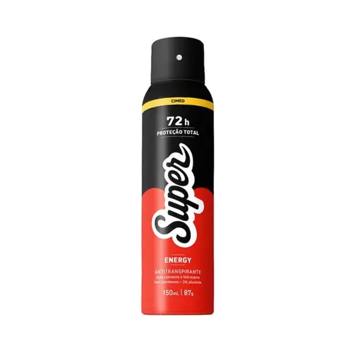 DESODORANTE AEROSSOL ENERGY SUPER CIMED 150ML