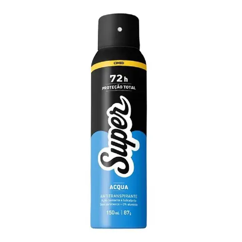 DESODORANTE AEROSSOL ACQUA SUPER CIMED 150ML