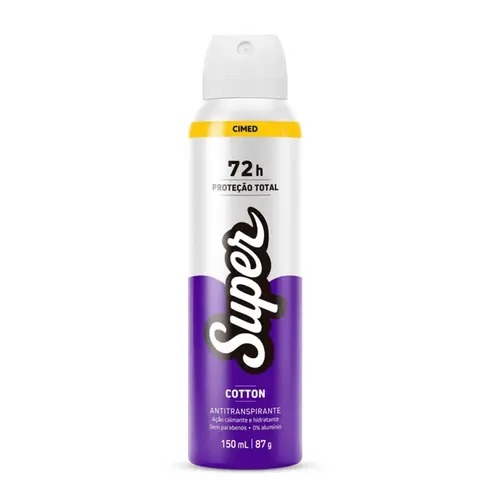DESODORANTE AEROSSOL COTTON SUPER CIMED 150ML