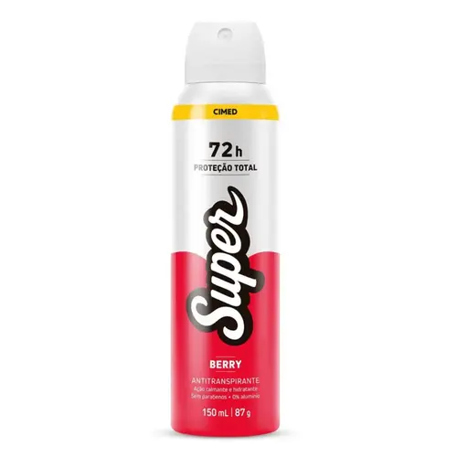 DESODORANTE AEROSSOL BERRY SUPER CIMED 150ML