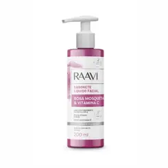 SABONETE LIQUIDO FACIAL ROSA MOSQUETA E VITAMINA C RAAVI 200ML