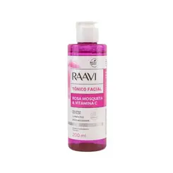 TONICO FACIAL ROSA MOSQUETA E VTAMINA C RAAVI 200ML