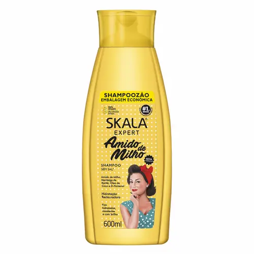 SHAMPOOZAO AMIDO DE MILHO SKALA 600ML