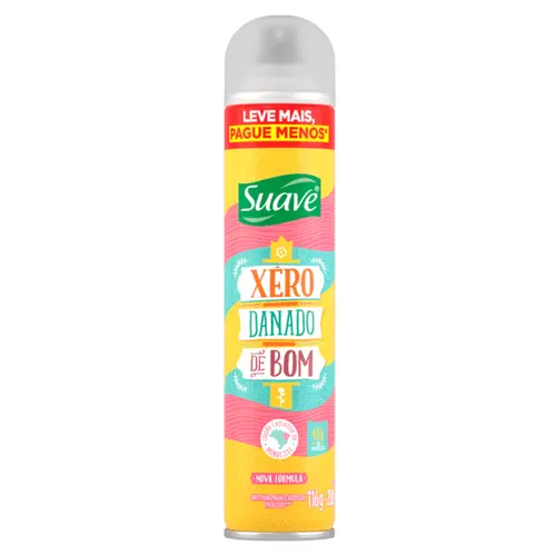 DESODORANTE AEROSSOL XERO DANADO DE BOM SUAVE 200ML
