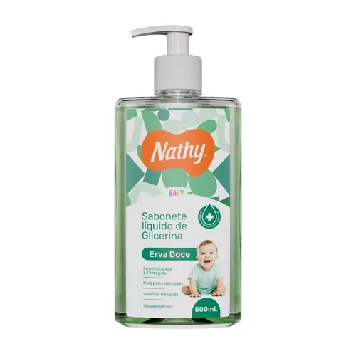 SABONETE LIQUIDO GLICERINA ERVA DOCE NATHY 500ML