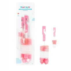 KIT HIGIENIZADOR DE MAMADEIRA ESPONJA ROSA PIMPOLHO REF-300275