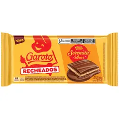 BARRA CHOCOLATE RECHEADO SERENATA DE AMOR GAROTO NESTLE 90G