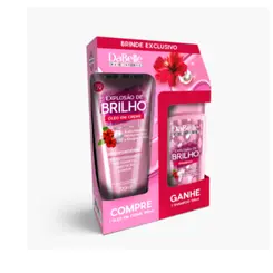 KIT OLEO EM CREME E SHAMPOO EXPLOSAO BRILHO DABELLE 190ML E 100ML