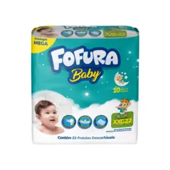 FRALDA MEGA XXG COM 22 UNIDADES FOFURA BABY