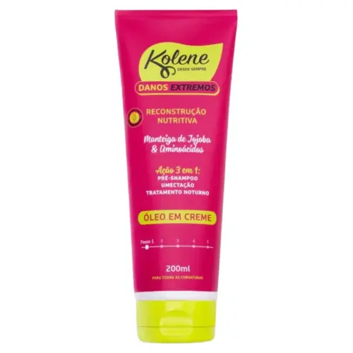 OLEO EM CREME DANOS EXTREMOS KOLENE 200ML