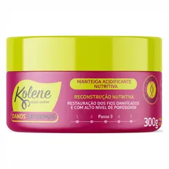 MANTEIGA ACIDIFICANTE NUTRITIVA DANOS EXTREMOS KOLENE 300G