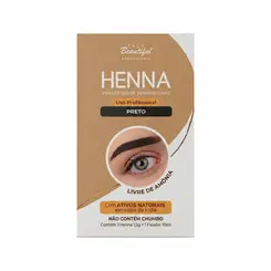 HENNA PRETO LIVRE DE AMONIA BEAUTIFUL 1,5G