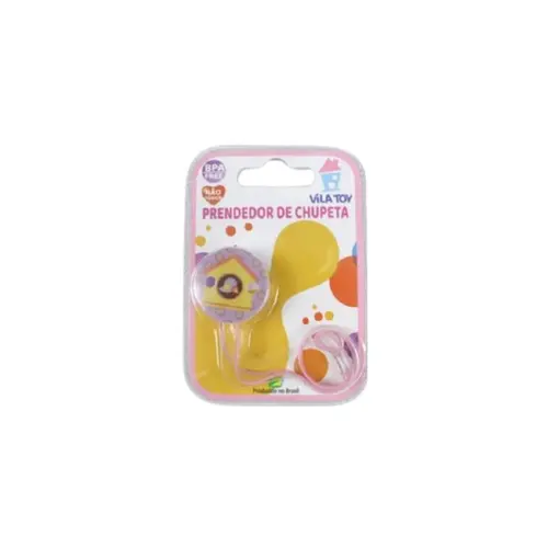 PRENDEDOR DE CHUPETA ROSA VILA TOY REF-300-01