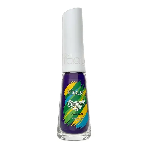 ESMALTE CAMISA 10 NOVO PINTANDO O HEXA TOQUE 8ML