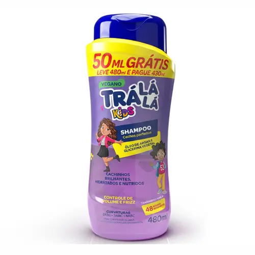 SHAMPOO CACHOS PERFEITOS KIDS TRA LA LA 480ML