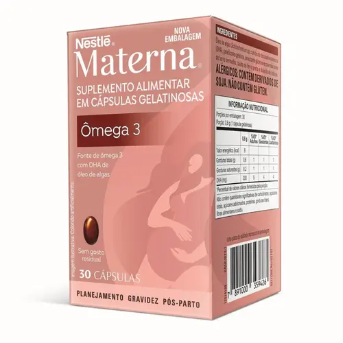 OMEGA 3 MATERNA NESTLE 30 CAPSULAS