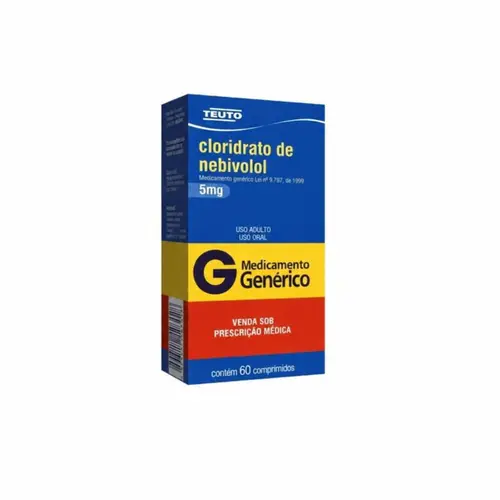 CLORIDRATO DE NEBIVOLOL 5MG COM 60 COMPRIMIDOS