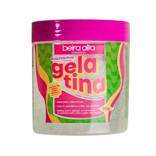 GELATINA SUPER TRANSICAO CAPILAR BEIRA ALTA 550G