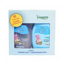 KIT INFANTIL SHAMPOO E CONDICIONADOR BLUE CHEIRINHO DE BEBE 210ML