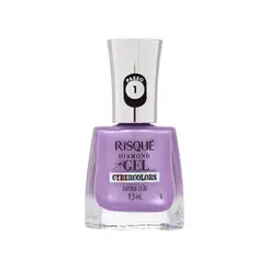 ESMALTE CYBERCOLORS EUFORIA LILAS DIAMOND GEL RISQUE 9,5ML