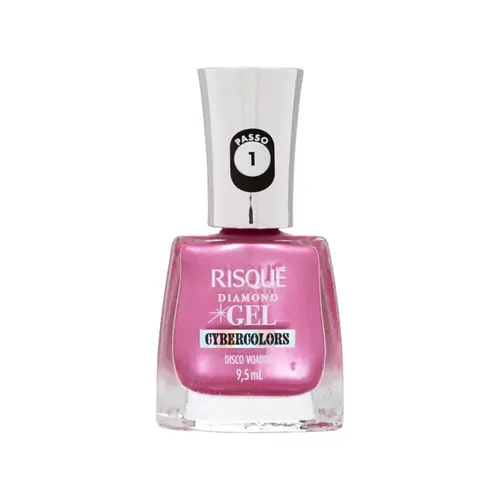 ESMALTE CYBERCOLORS DISCO VOADOR DIAMOND GEL RISQUE 9,5ML