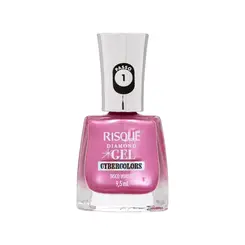 ESMALTE CYBERCOLORS DISCO VOADOR DIAMOND GEL RISQUE 9,5ML