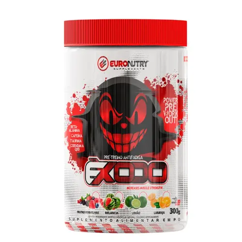 PRE TREINO LIMÃO EXODO EURONUTRY 300G