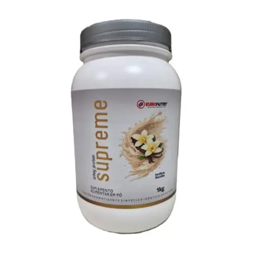WHEY PROTEIN SUFLE DE BAUNILHA SUPREME EURONUTRY 1KG